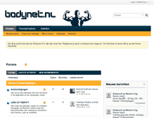 Tablet Screenshot of forum.bodynet.nl